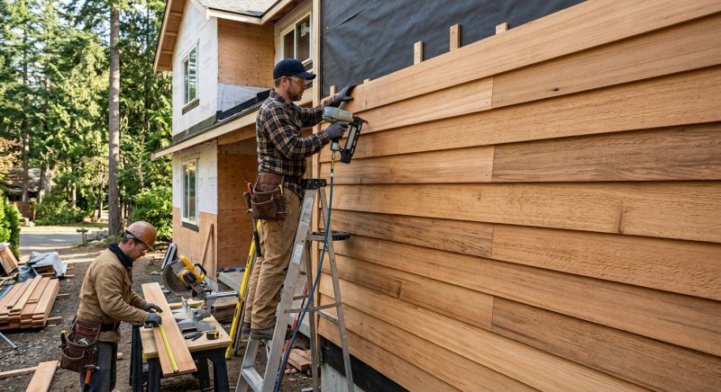 Shiplap Wood Siding Service