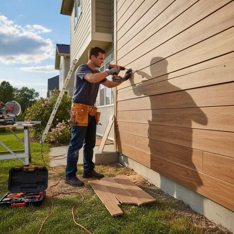 Shiplap Wood Siding Service
