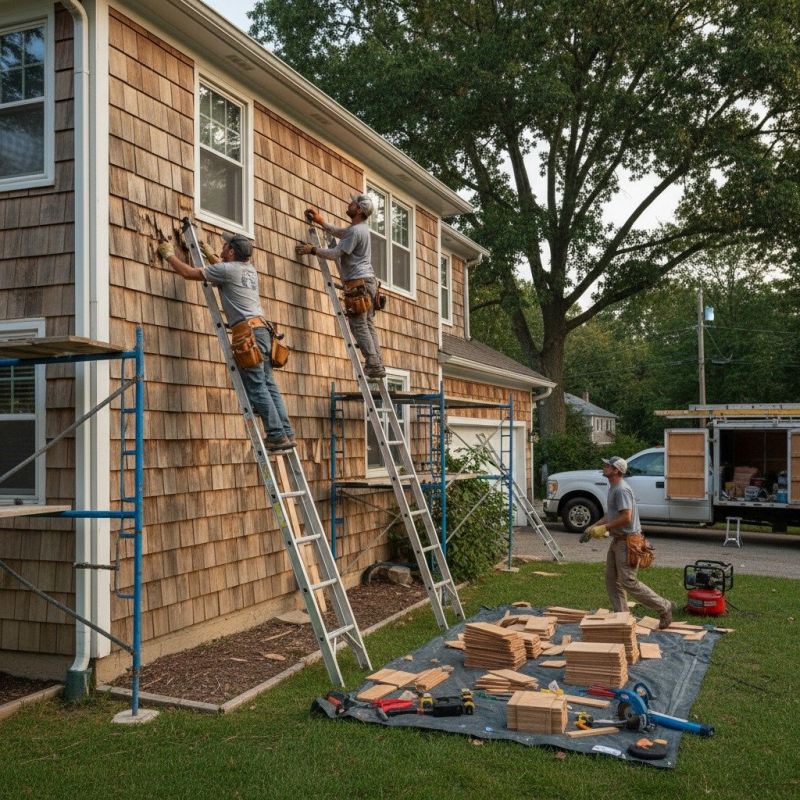 Shiplap Wood Siding Service