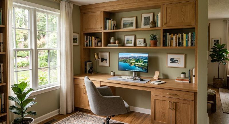 Built In Desk Installation in Raleigh, NC