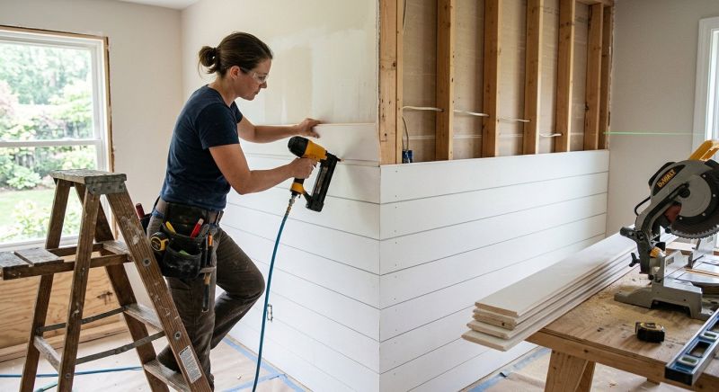 Chair Rail Installation in Wilmington, NC