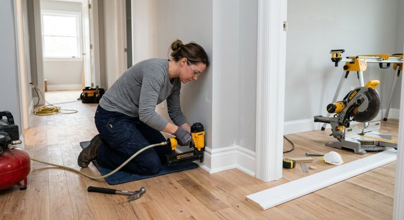 Chair Rail Installation in Kansas City, KS