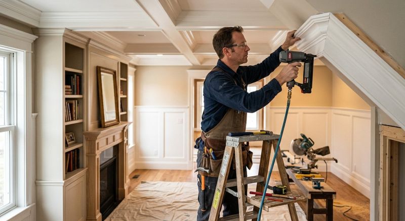 Crown Molding Renovation in Wilmington, NC