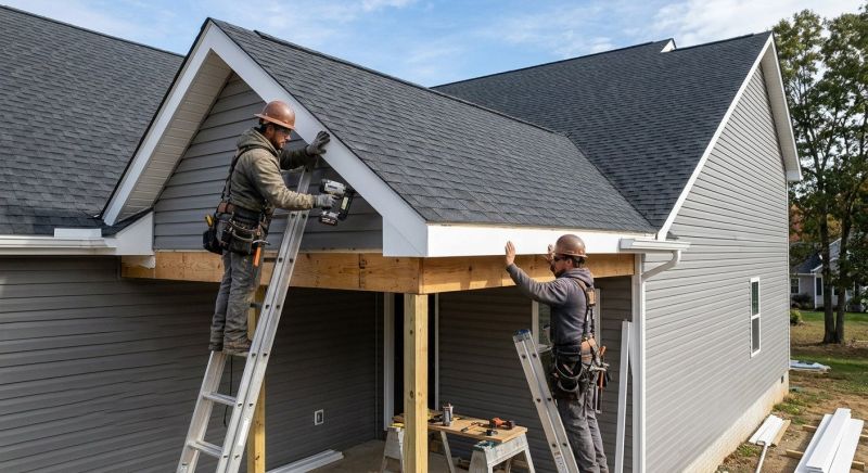 Garage Fascia Replacement in Olathe, KS