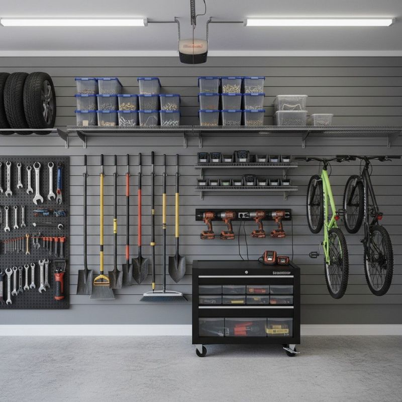Garage Tool Rack Installation in Leesburg, VA