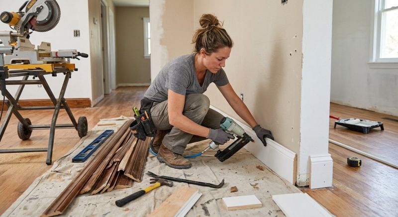 Kitchen Molding Installation in Wilmington, NC