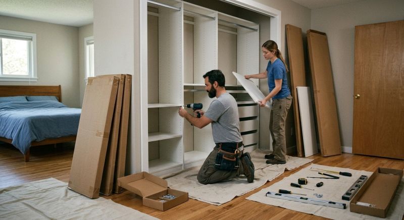 Walk In Closet Remodeling in Charlotte, NC